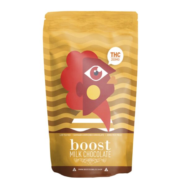 Boost – THC Dark Chocolate Bars – 200mg | Canna Cabana Canada