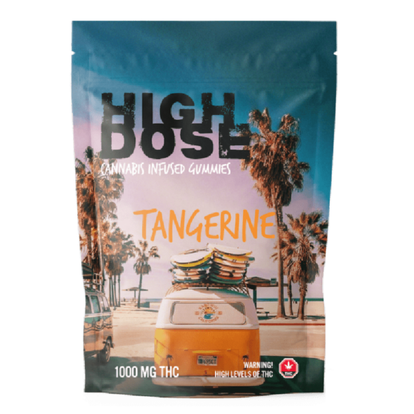 High Dose – cannabis Infused Gummies – Tangerine – 1000mg/1500mg | Canna Cabana Canada