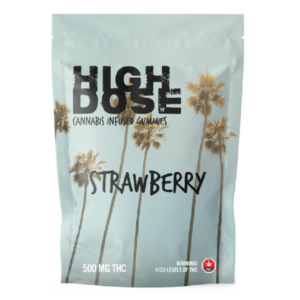 High Dose – cannabis Infused Gummies – Strawberry – 500mg/1000mg | Canna Cabana Canada