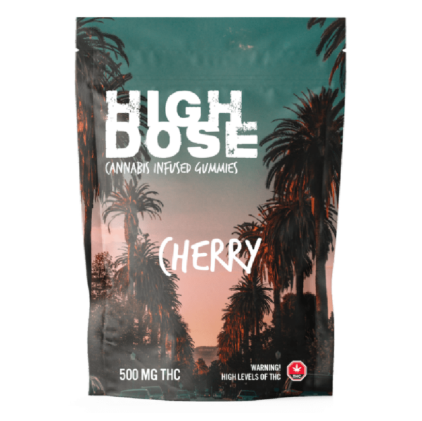 High Dose – cannabis Infused Gummies – Cherry – 500mg/1000mg | Canna Cabana Canada