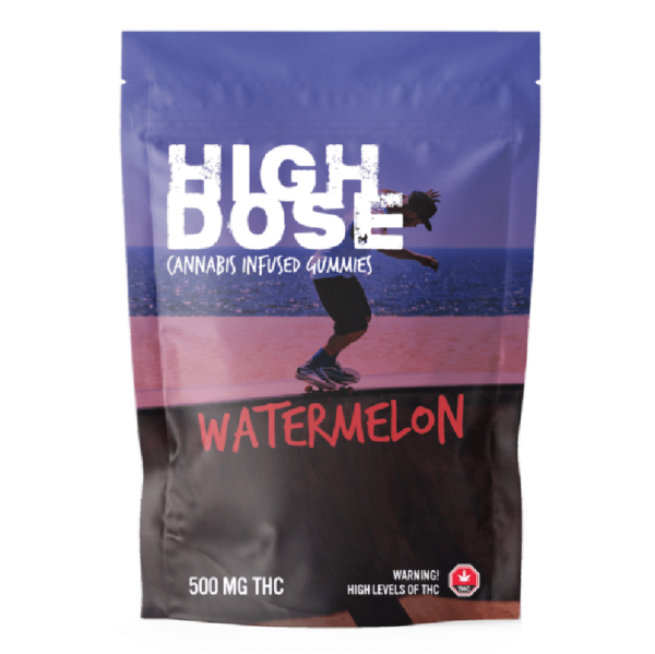 High Dose – cannabis Infused Gummies – Watermelon – 500mg/1000mg | Canna Cabana Canada