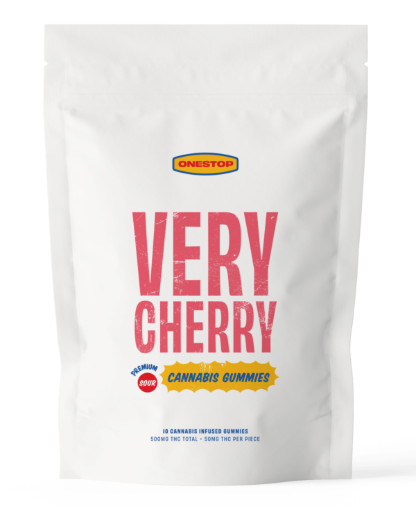 Onestop – Very Cherry THC Gummies 500mg | Canna Cabana Canada