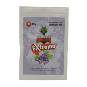 Green Samurai Extreme – Grape Gummy – 300mg THC | Canna Cabana Canada